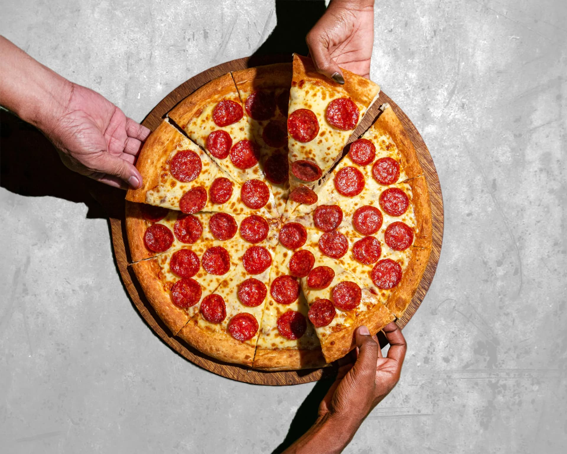 Artisan pizza