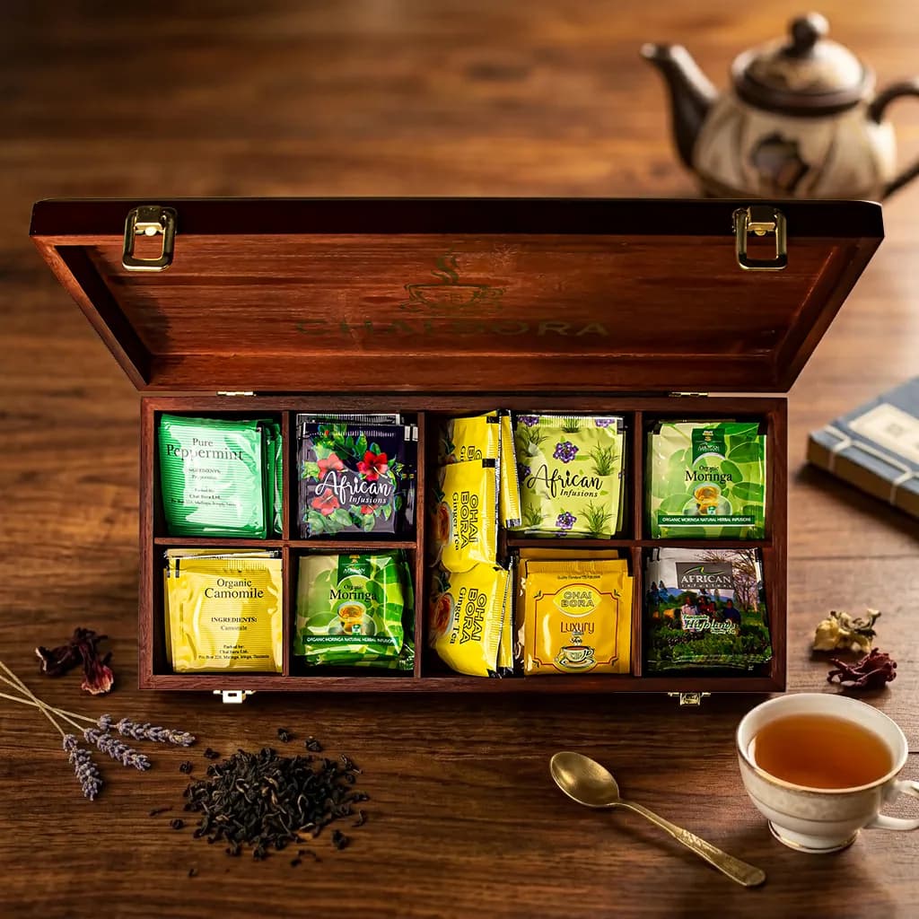 Chai tea product photography
