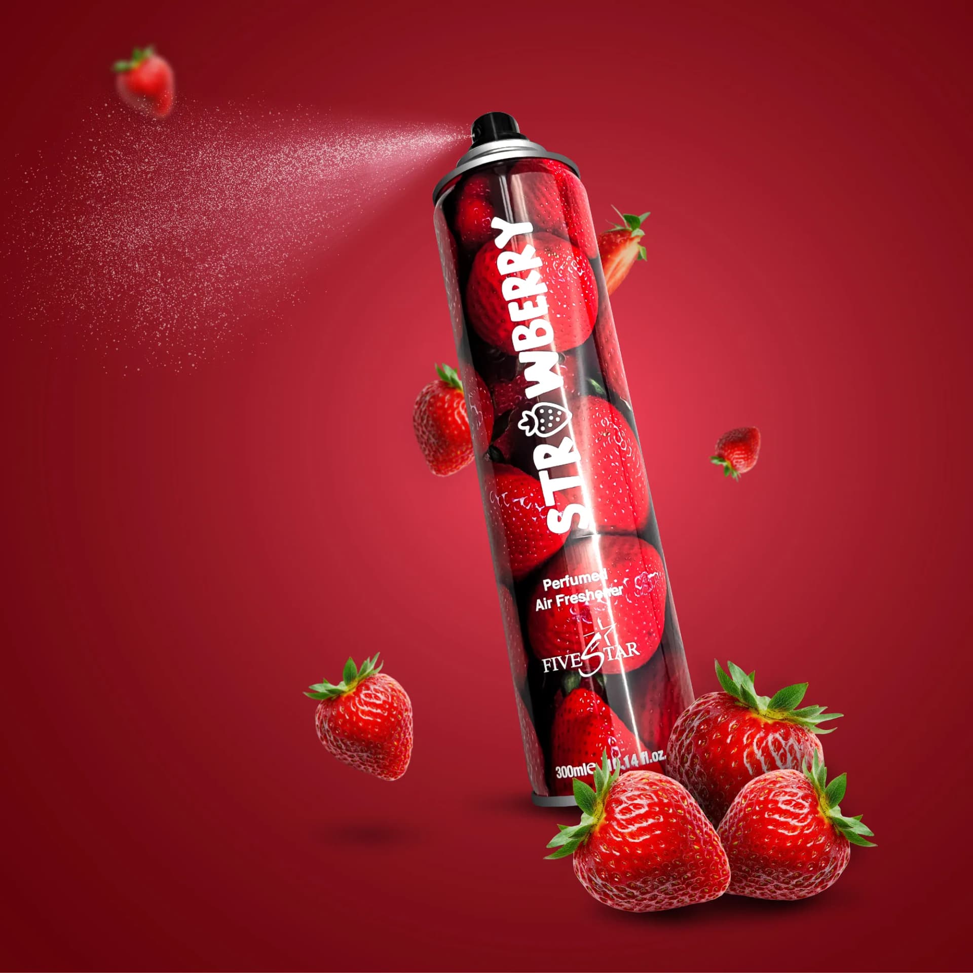 Strawberry product photography
